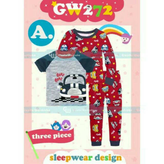 PIYAMA ANAK GW 272 MOTIF A