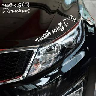  STIKER  MOBIL CUTTING STICKER HELLO KITTY 2 KACA  BODY 