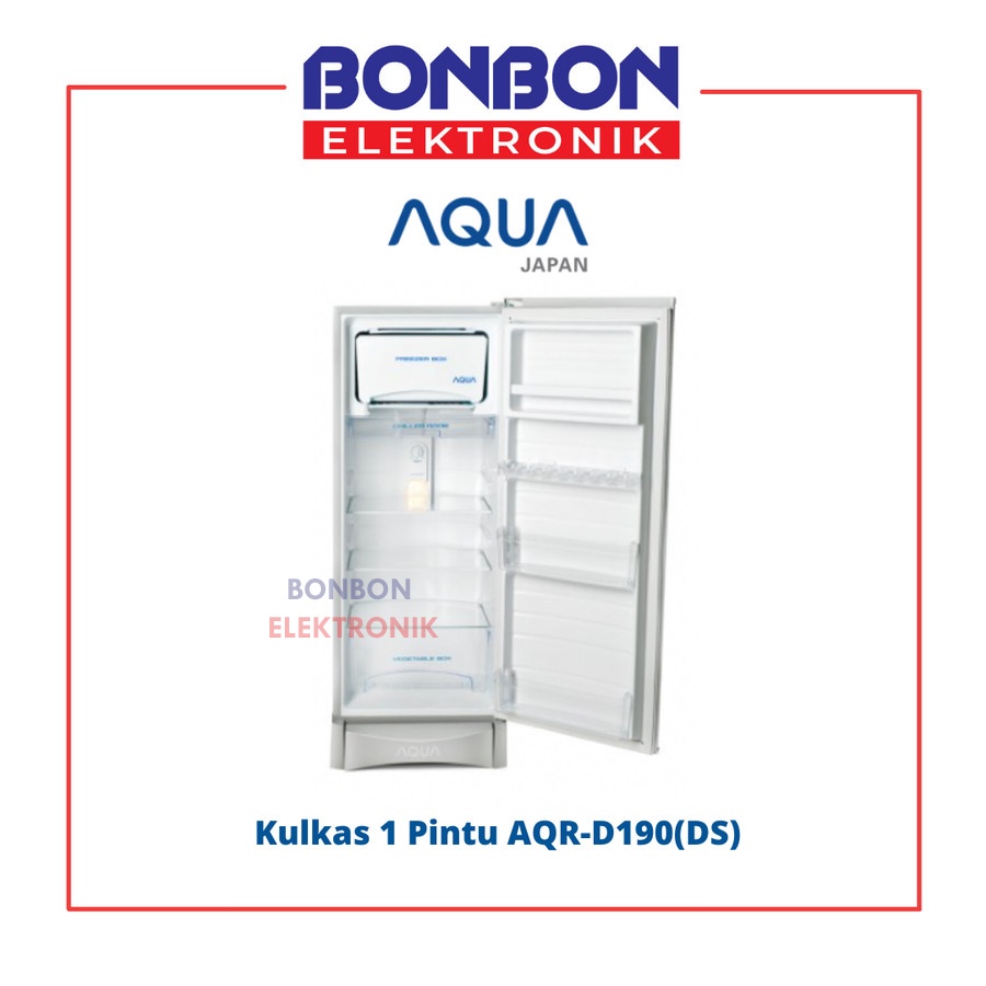 AQUA Kulkas 1 Pintu AQR-D190DS / AQRD-D190 DS / AQRD 190
