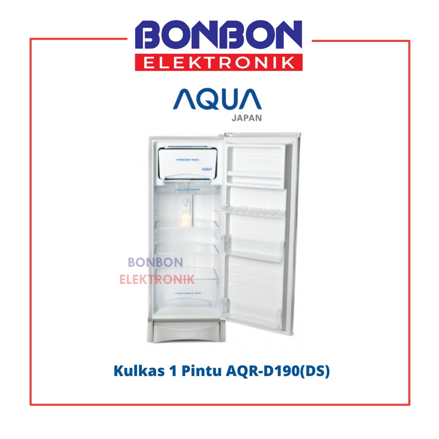 AQUA Kulkas 1 Pintu AQR-D190DS / AQRD-D190 DS / AQRD 190