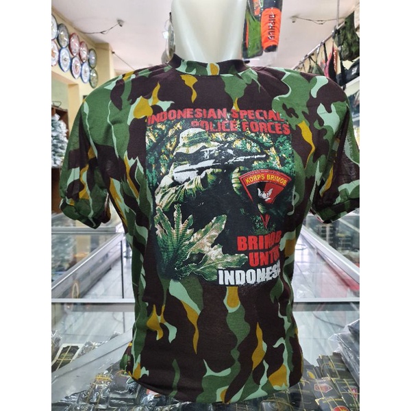 kaos BRIMOB | kaos loreng BRIMOB  | kaos oblong loreng BRIMOB | kaos dalam loreng BRIMOB