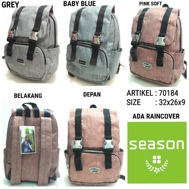 TAS SEKOLAH RANSEL BACKPACK WANITA SEASON 70184 MURAH ORIGINAL