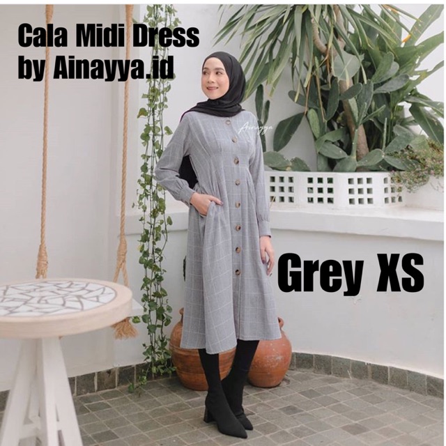 Cala Midi Dress by Ainaya.id (READY SOON XS)