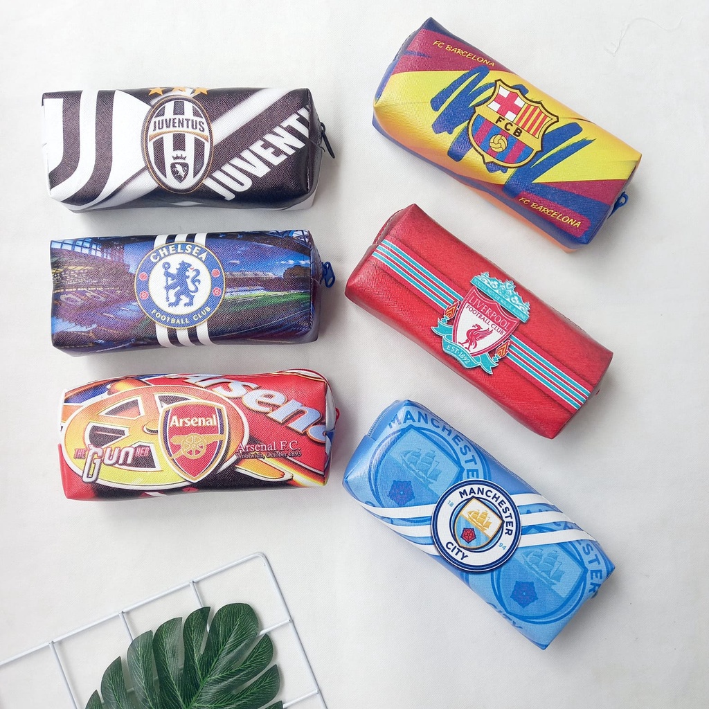 

TEPAK PENSIL TEMPAT PENSIL PRINTING MOTIF CLUB BOLA KOTAK PENSIL JUMBO