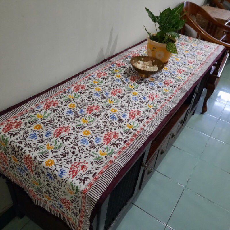 TAPLAK PANJANG 2 METER || TAPLAK MEJA PANJANG BATIK CAP ORIGINAL