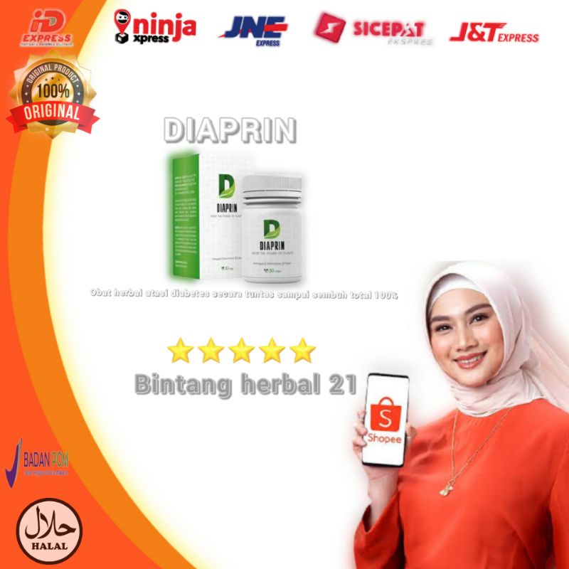 DIAPRIN ASLI ORIGINAL OBAT DIABETES/HERBAL AMAN