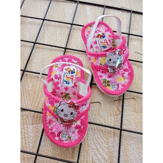 [0-2th] SANDAL BABY BUNYI MOTIF BUNGA FLORAL ANAK CEWEK / SANDAL PREWALKER BAYI  PEREMPUAN / SANDAL PREWALKER BUNYI CITCIT FLOWER