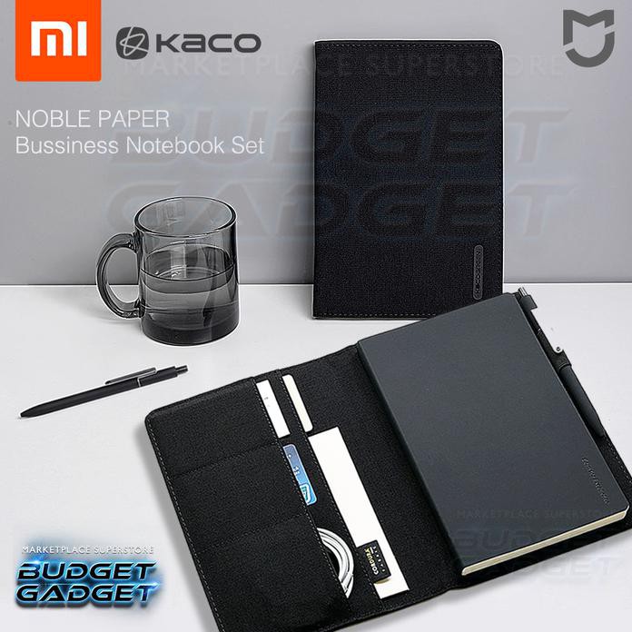 

GAA Xiaomi Mijia NoteBook Kaco Green Noble Paper Card Slot Wallet + Pen