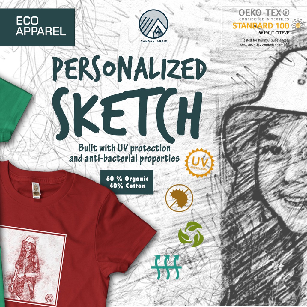 

PERSONALIZED SKETCH (CUSTOM DESIGN) | ECO APPAREL | TANGAN ANGIE