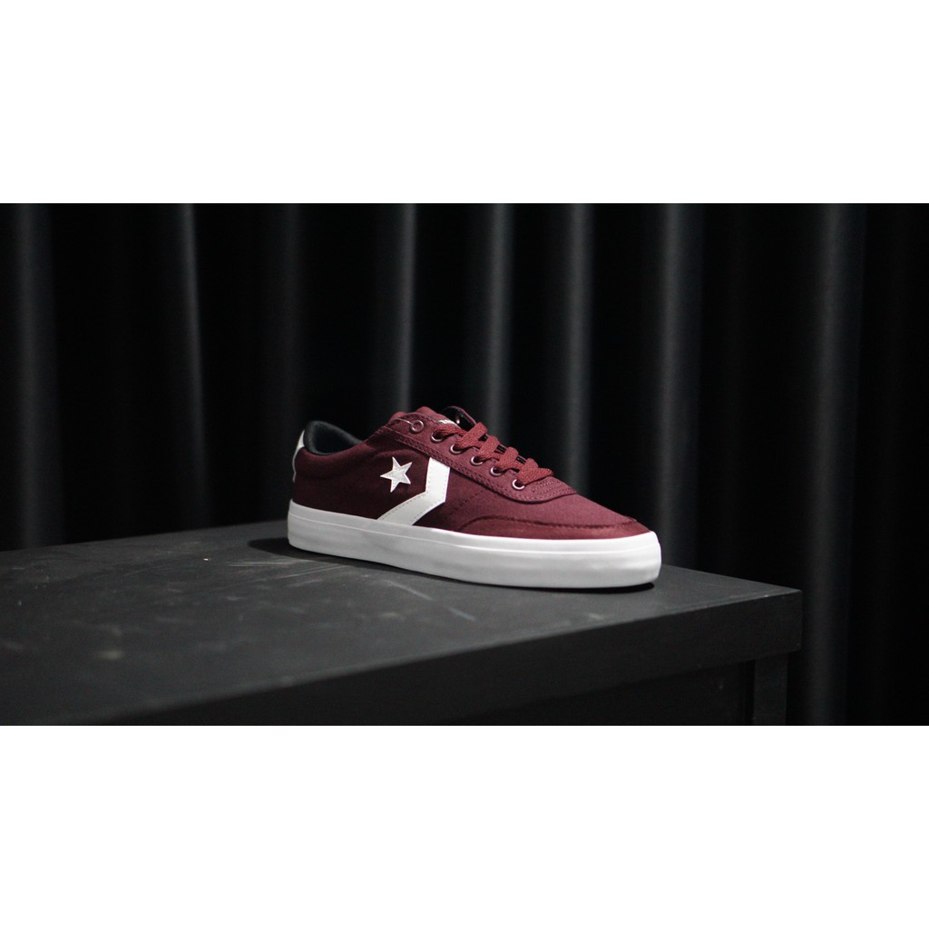 CONVERSE COURTLAND BURGUNDY