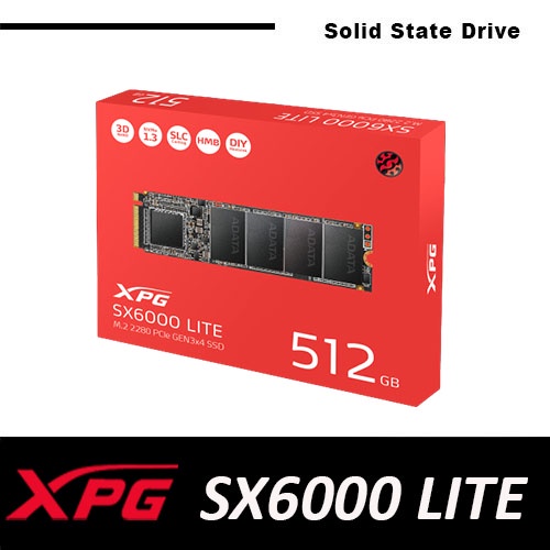 SSD Adata XPG SX6000 LITE 512GB - SSD M.2 NVMe