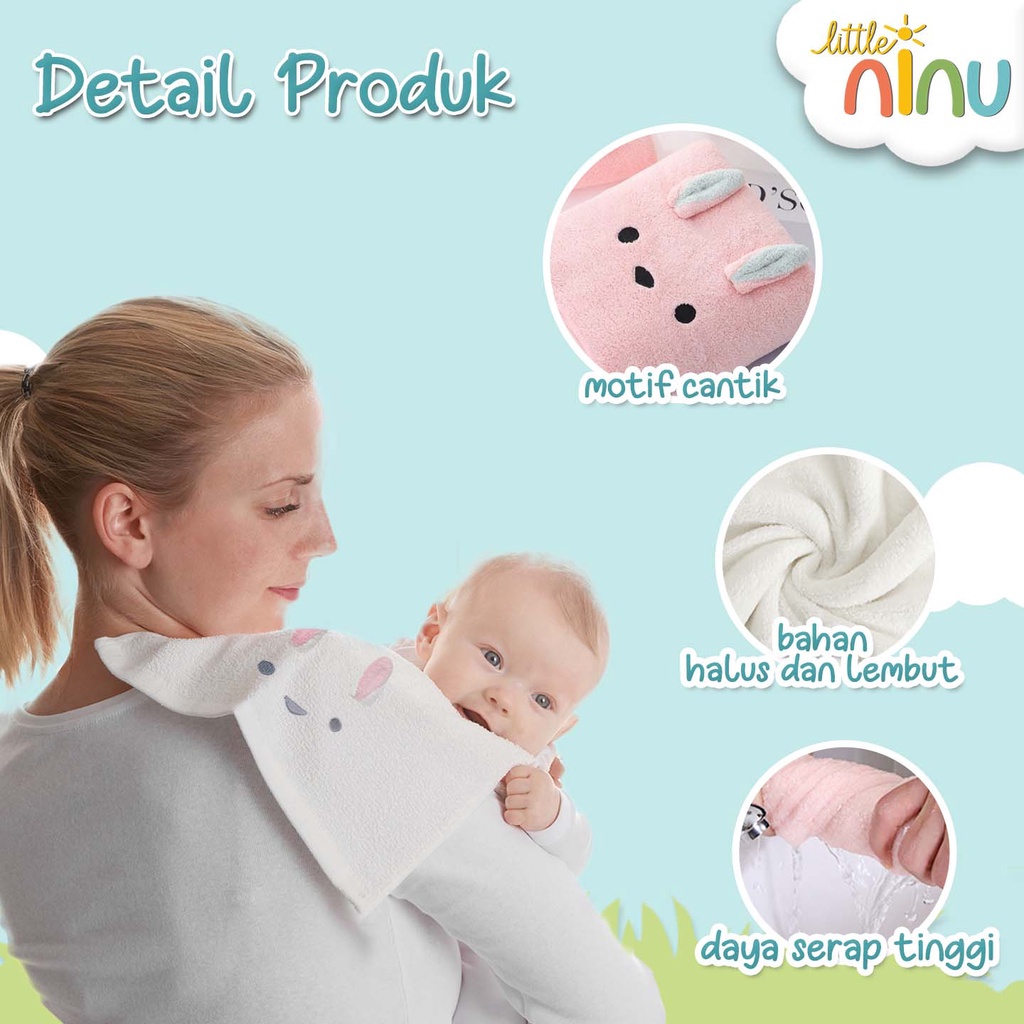 Little Ninu Handuk Microfiber Karakter Anak 0005