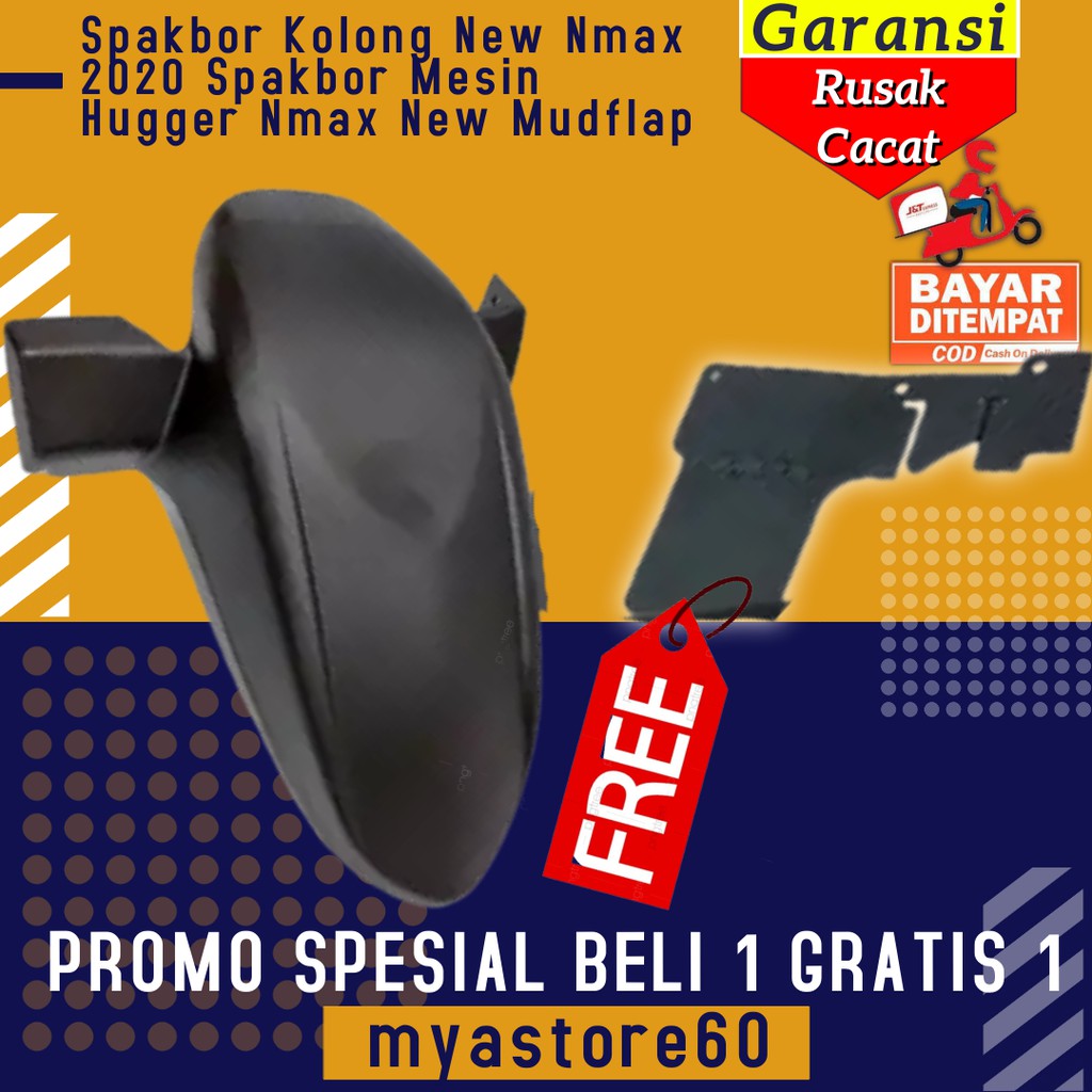 Spakbor Kolong New Nmax 2020 Sepakbor Spakbor Mesin Hugger Yamaha Nmax 2020 New Gratis Mudflap