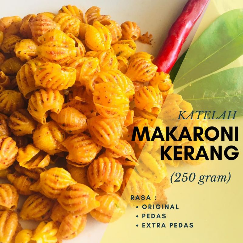 

Makaroni Keong/Makaroni Kerang/Makroni/Pedas/Asin/Cemilan Sukabumi