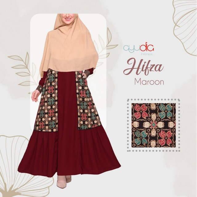 Gamis HIFZA DRESS Maroon