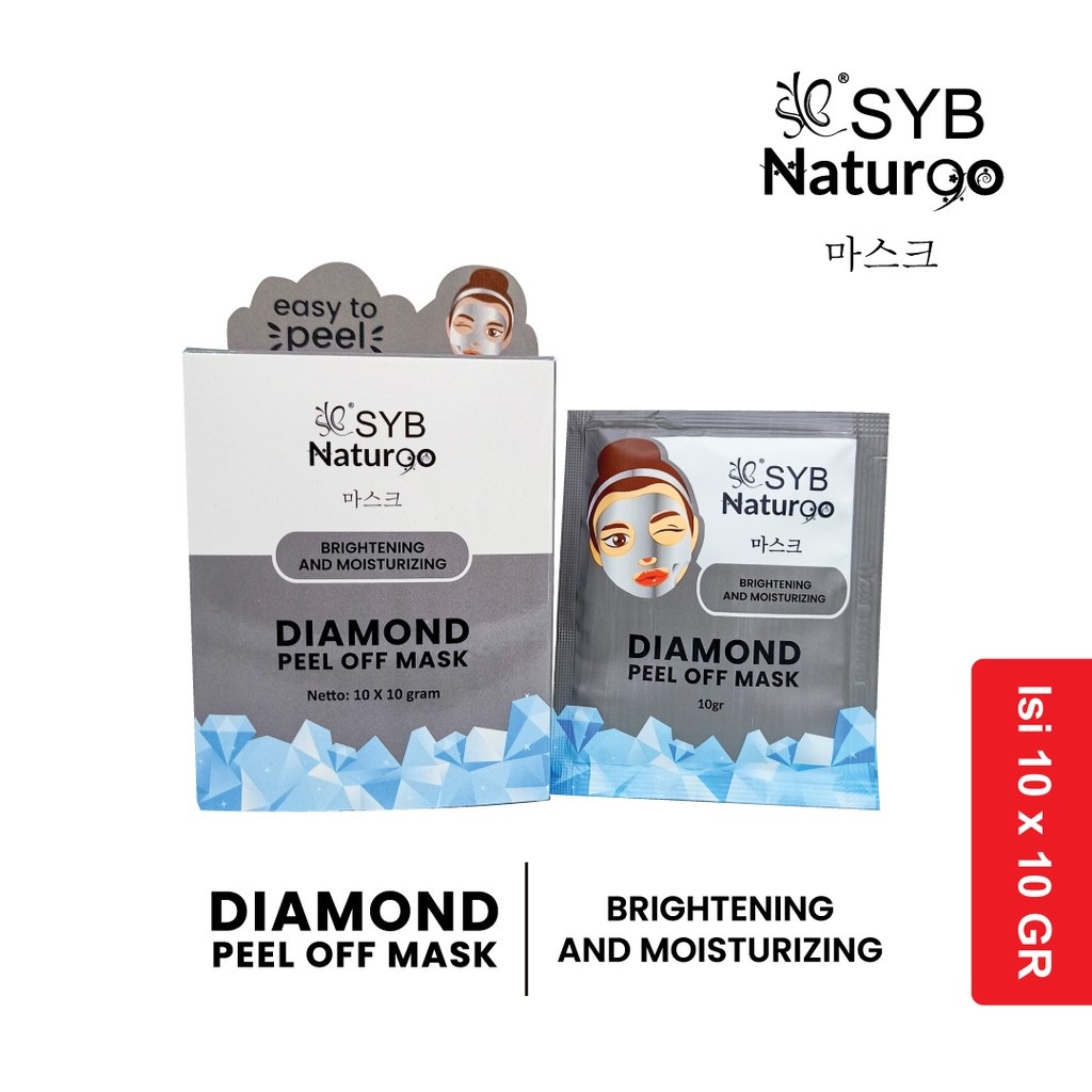 (BOX) SYB Natur90 Peel Off Mask | Masker Wajah Naturgo Peel Off BY AILIN