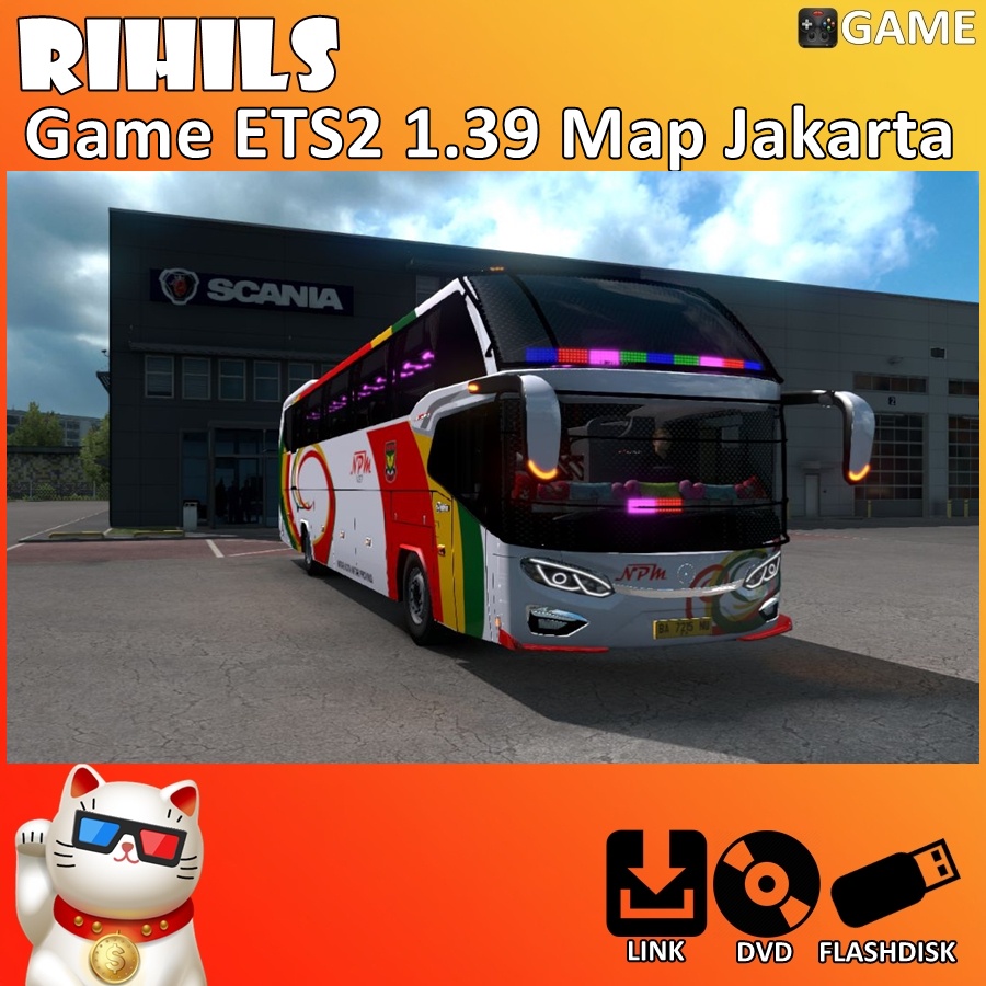 ETS2 1.39 Map Jakarta Bus Truk Indonesia Game untuk PC Laptop