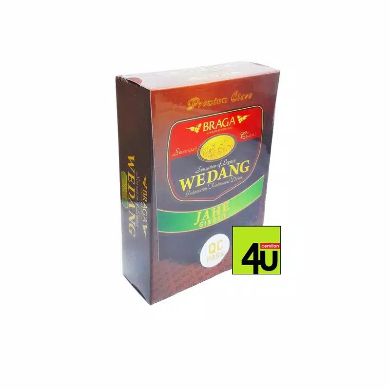 

Wedang Braga JAHE Tradisional Indonesia - 1 kotak isi 3 sachet
