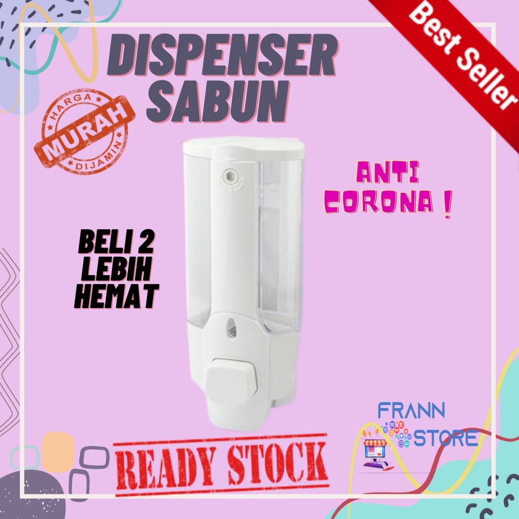 Dispenser Sabun Cair Tempat Sabun Cair Tempat Sabun Tempel Wadah Sabun Cair Tabung Sabun Cair