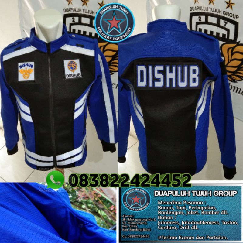 Rompi Jaket Dishub Biru Hitam