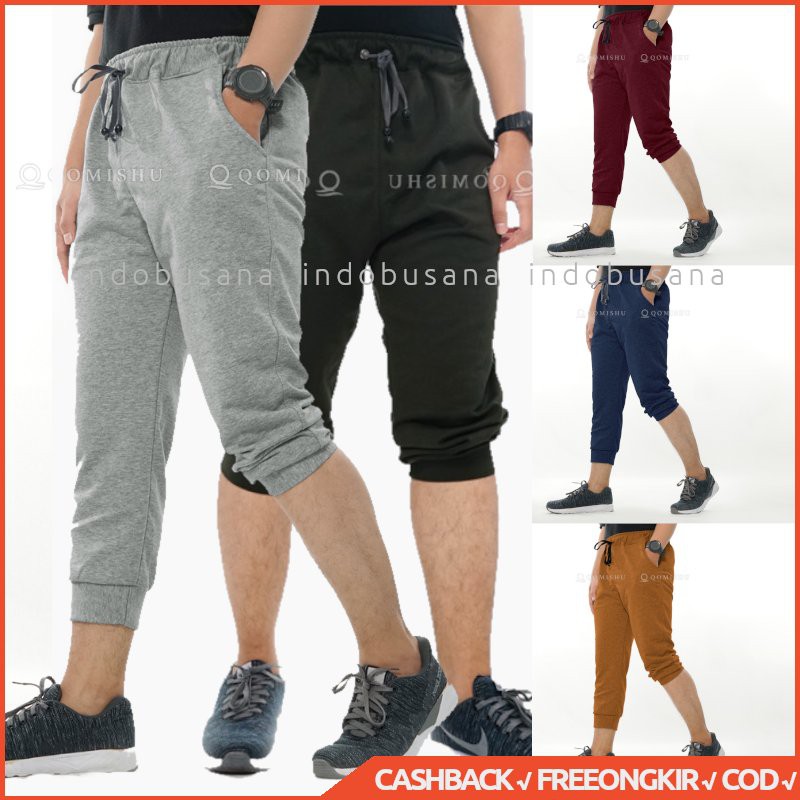 Celana Pendek Joger Pria Short Pants Jogger AZKA QOMISHU