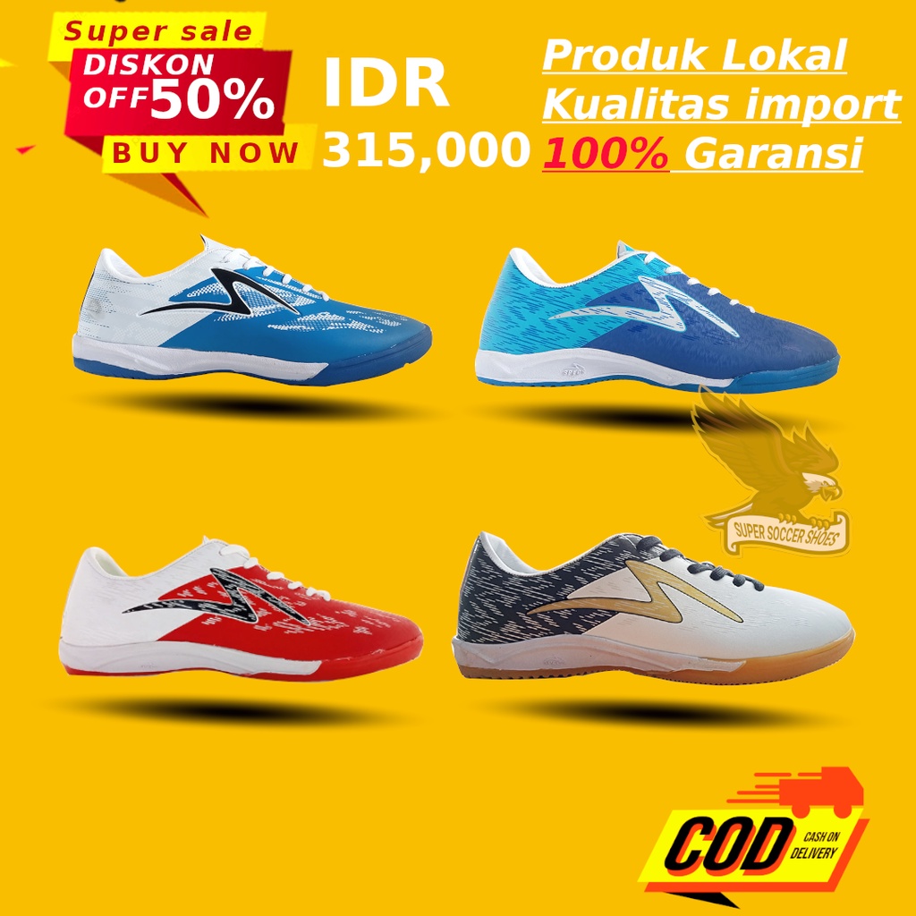 Sepatu Futsal Specs Accelerator Alpha Garuda Attack Kualitas Pre