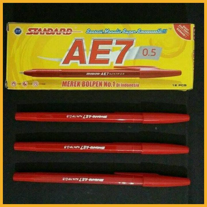 

PULPEN STANDAR AE 7 MERAH GROSIR TERMURAH - MERAH