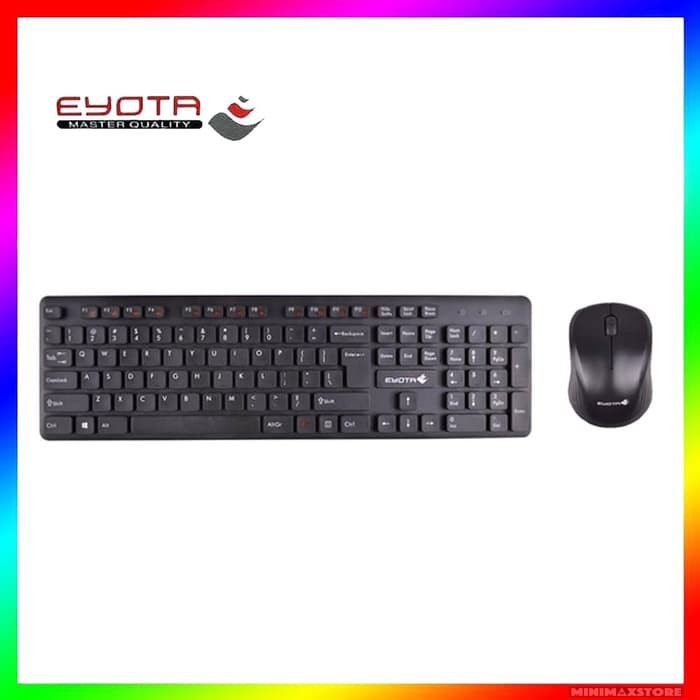 Eyota W88 Wireless Paket Keyboard Mouse Combo Hemat Bundle