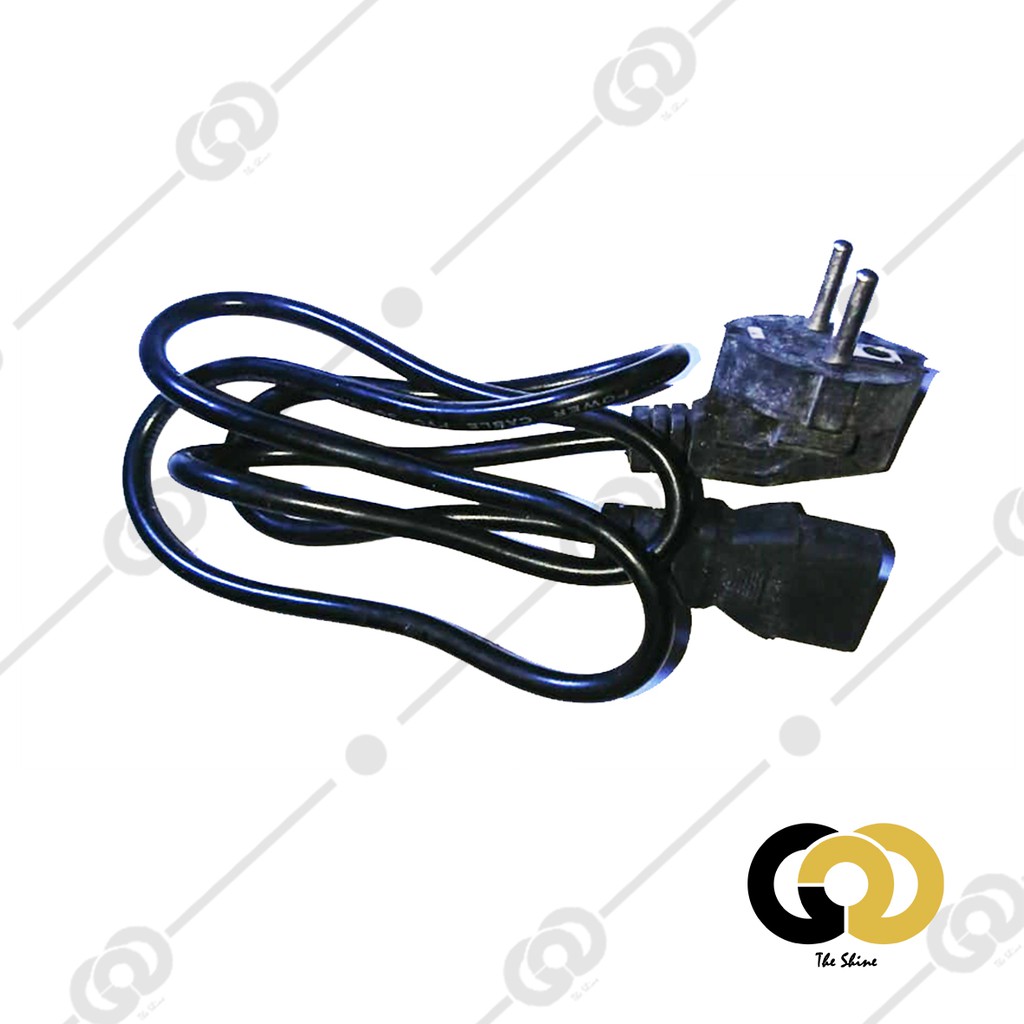 Kabel Power PC/Komputer/CPU/Printer/UPS/LCD/Monitor Standar 16A 250V 3 lubang