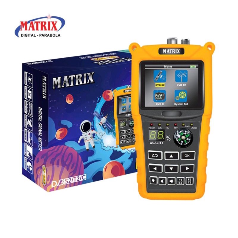 SATFINDER MATRIX SX 200 SX 108 SES VF 8620 CF 860 DIGITAL SATELITE METER