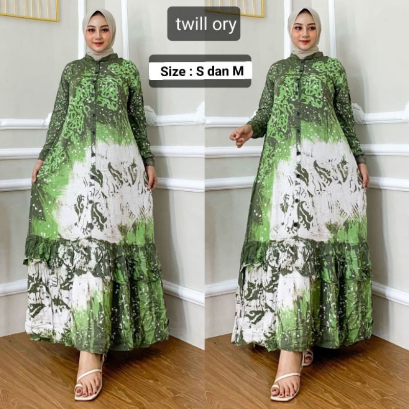Gamis/twill/twill ori/gamis twill/gamis batik/batik pekalongan