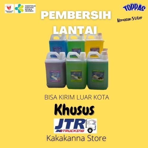 Sabun Pel Lantai 5 Liter Pembersih Lantai Pel Lantai 5 Liter Toppas Izin Kemenkes Bisa Kirim Luar Kota Khusus Kargo