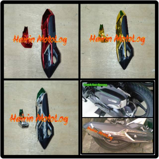 Tutup Knalpot Vario 125/150 2017 Plus Garnish