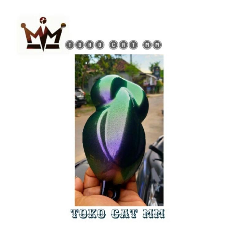 

cat bunglon eropa green violet