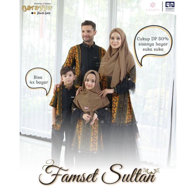 Luxury Famset Narayya Series Original by Ahzarayy & Valdya