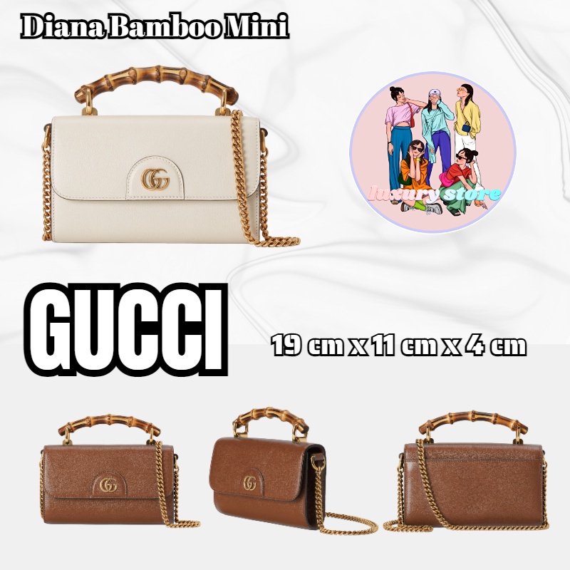 Gucci Diana Bamboo Mini Shoulder Bag/Ladies Bag/Shoulder Bag/Chain Bag