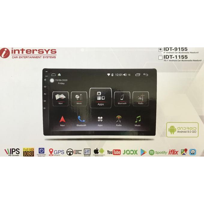 sulaemanan_selle | Head Unit Android 9 Inchi Intersys IDT 9155
