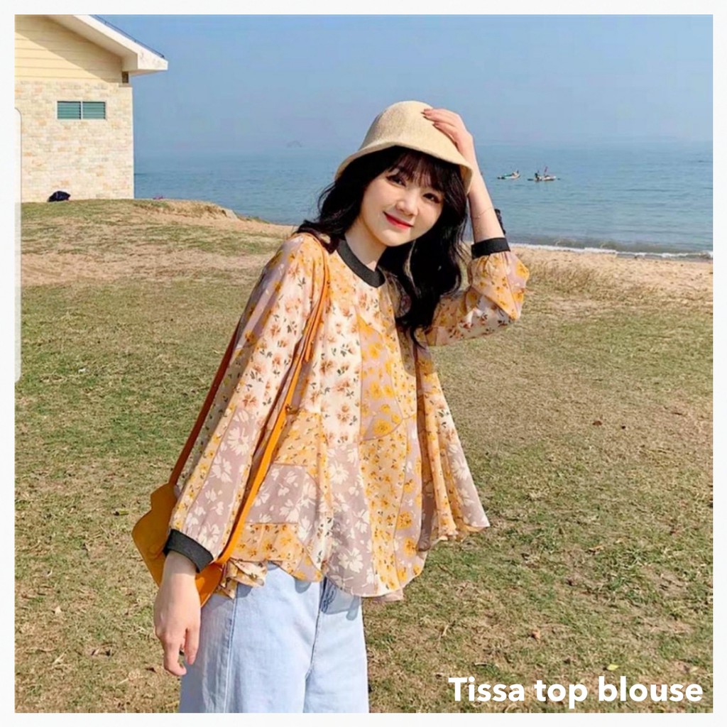 Tissa top blouse -Thejanclothes