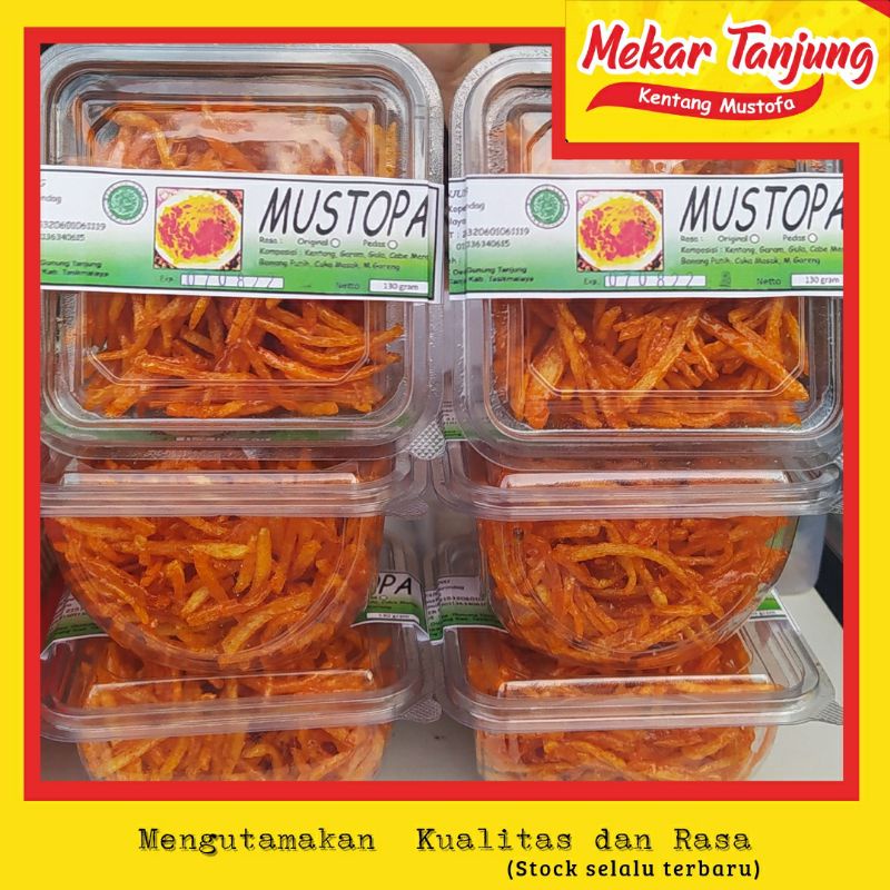 

Kentang Mustofa [PREMIUM] - Mustofa Mekar Tanjung - Kering Kentang - Khas Tasikmalaya