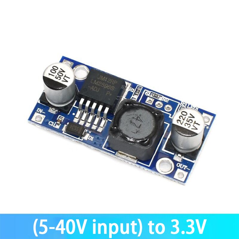 LM2596S 3A DC-DC Step Down Buck Converter 3.3V Fix Out Regulator UBEC