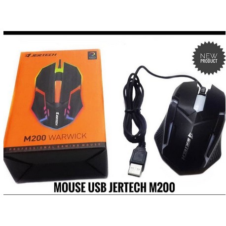 MOUSE GAMING WIRED M200 JERTECH