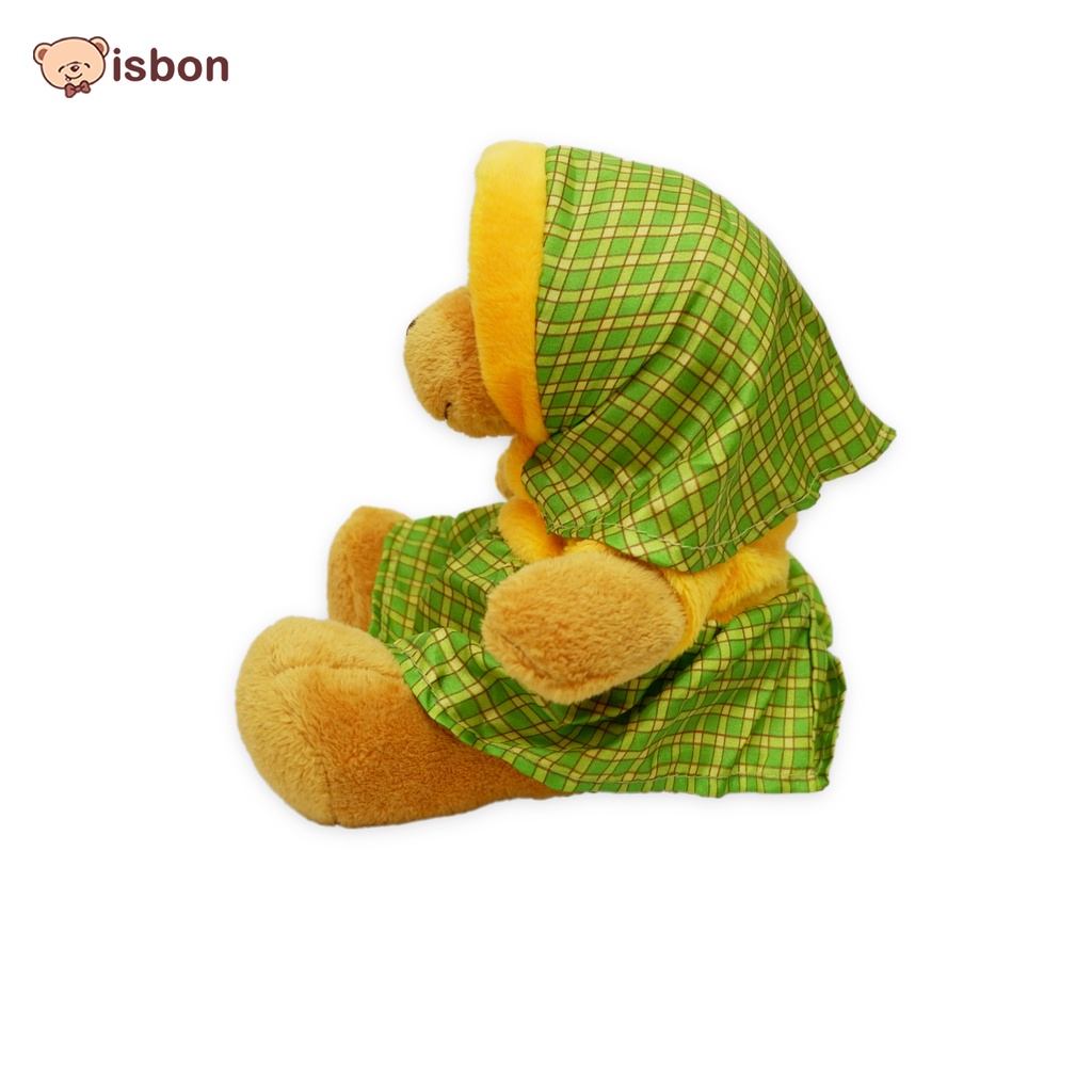 Boneka bear beruang cewek with baju rok dan pita spesial edisi lebaran karakter wajah lucu cocok untuk hadiah di moment spesial by Istana Boneka