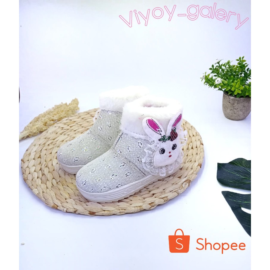 Sepatu anak Boot Bulu Sepatu Sneakers Anak perempuan Sepatu Anak 1-6 thn Murah
