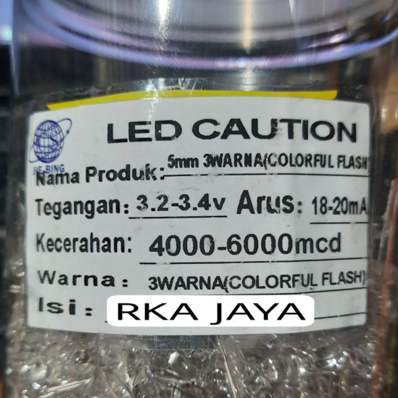 Led RGB 3 Warna led 5mm