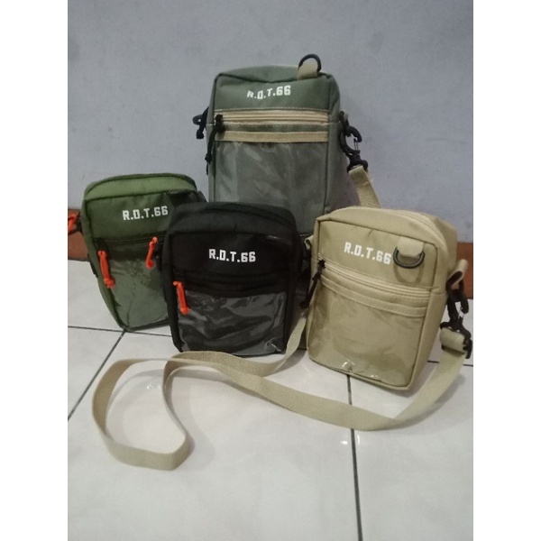 tas selempang mini pria wanita kecil distro kasual bagus original berkualitas tready kekinian