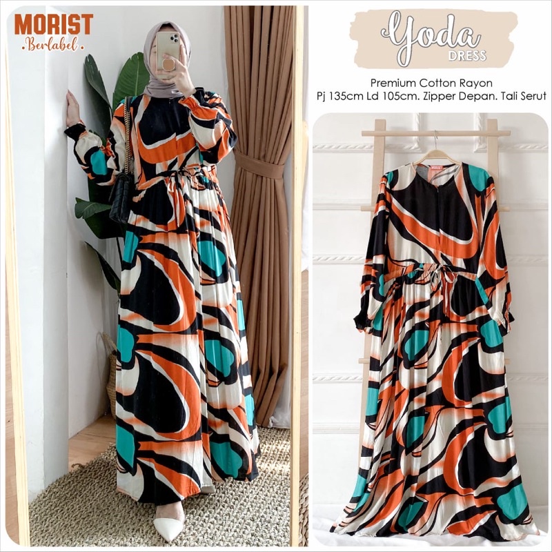 Dress Gamis Yoda Ld 105 by Original Morist Berlabel