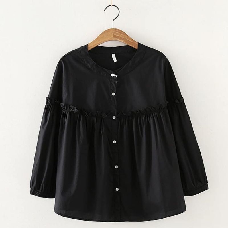 Manggo Blouse Atasan Wanita Korean Style Cotton