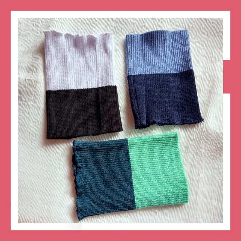 anak jilbab rajut || ciput rajut 2 warna