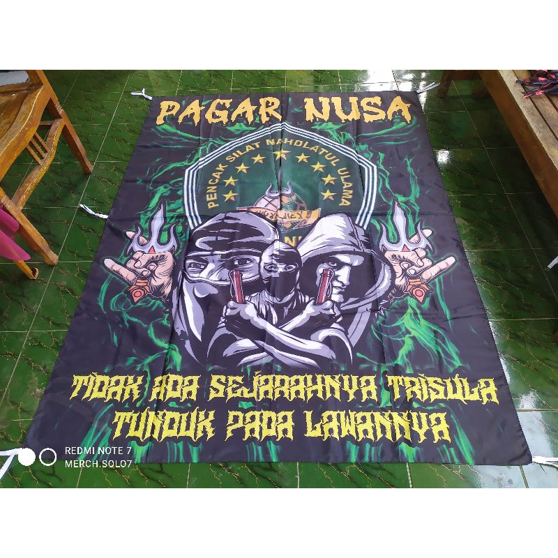 Bendera PAGAR NUSA Spanduk Giantflag Umbul Umbul full printing ukuran besar