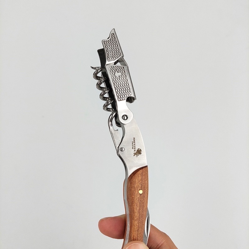 KNIFEZER Pembuka Tutup Botol Wine Bottle Opener - TYK-074B - Brown